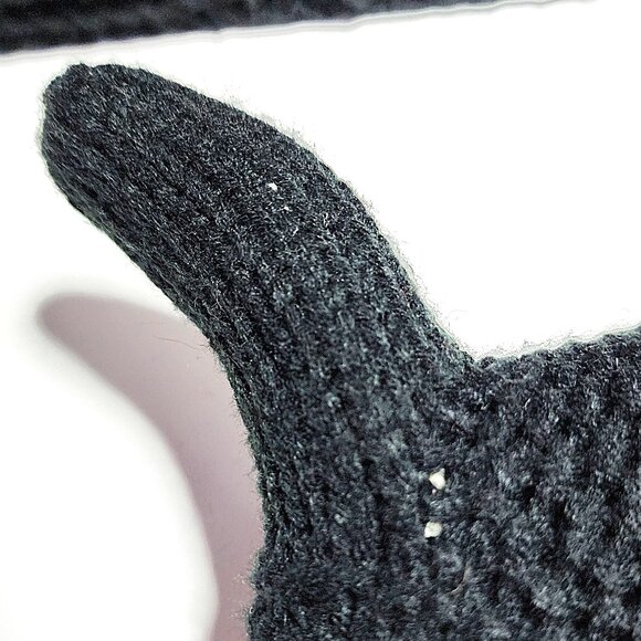 Simons black knit hat, infinity scarf & mitten set - Picture 8 of 14